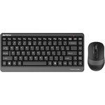 Клавиатура + мышь A4Tech Fstyler FG1110 клав:черный/серый мышь:черный/серый USB ...
