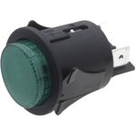 MP005733, Кнопочный переключатель, Green Illuminated, 25 мм, DPST, Выкл.-(Вкл.) ...