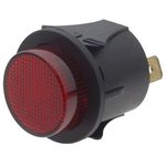 MP005734, Кнопочный переключатель, Red Illuminated, 25 мм, DPST, Выкл.-(Вкл.) ...