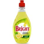 Гель для мытья посуды Bright Сочный Лимон, 450 мл BRI-0,45-2884