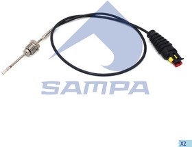 096.2360, Датчик температуры DAF XF105,XF95 отработавших газов (ЕВРО-5) SAMPA