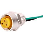 MN34PW02M010, Sensor Cables / Actuator Cables 3 Pin MiniBoss 1M Female Receptacle