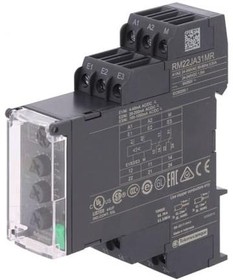 Фото 1/2 RM22JA31MR, Модуль: реле контроля тока, ток AC, 24-240ВAC, 24-240ВDC, DIN