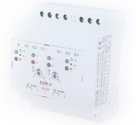 Фото 1/2 SZR-2, Модуль: реле контроля напряжения, DIN, DPDT, 250ВAC/8А, IP20