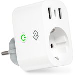 Умная розетка Digma DiPlug 500 EU Wi-Fi белый (DPL500)