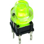 TL1265RQSCLR, Tactile Switches IllumTact Switch RED LED CLR CAP