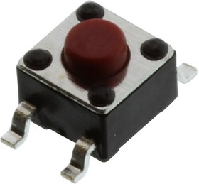 Фото 1/2 TL3305AF260QG, Tactile Switches 50mA 12VDC SPST, NO 3.8mm Act 260gf