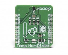 Фото 1/4 MIKROE-2938, Temp-Hum 4 Click mikroBus Click Board for HDC1010