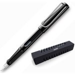 Ручка перьевая LAMY 019 safari, Черный, F, 4000232