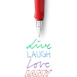 Ручка перьевая LAMY 016 safari, Красный, F, 4000181