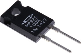 Фото 1/3 100kΩ Power Film Resistor 25W ±1% MP925-100K-1%