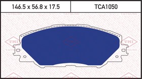 Фото 1/3 Колодки тормозные TATSUMI TCA1050 TOYOTA RAV4 06-