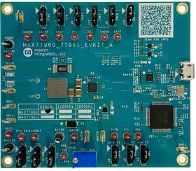 Фото 1/2 MAX77961EVKIT-06#, Evaluation Kit, MAX77961EFV06+, Power Management - Battery, USB Type-C Buck-Boost Charger