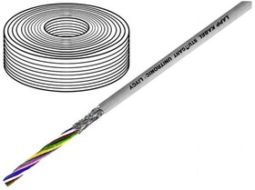 PVC data cable, 5-wire, 0.14 mm², AWG 26, gray, 0034305
