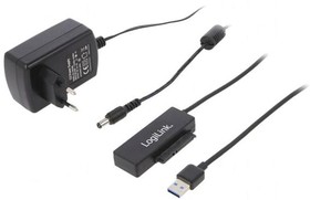 Фото 1/2 AU0050, Адаптер USB / SATA, поддерживает 1x HDD 1.8" 2,5" 3.5" SATA