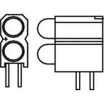 553-0122-300F, LED Circuit Board Indicators HI EFF GREEN DIFF