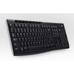 Беспроводная клавиатура K270 RUS BLACK/ WHITE 920-003058 LOGITECH