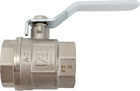 3455, Кран шаровый латунный Ду32 Ру25 полнопроходной муфта/муфта, рычаг D160-05275 – купить оптом и в розницу