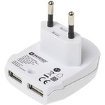 SKR-0083, 12W Plug-In AC/DC Adapter 5V dc Output, 2.4A Output
