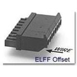 ELFF05220, Pluggable Terminal Blocks Front/Front Plug Bottom Entry Offset