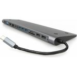 Адаптер интерфейсов USB-C 9-в-1 (Type-C, USB3.1, HDMI, VGA,RJ-45,AUX,кардридер) ...