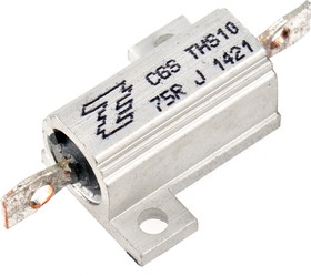 Фото 1/4 75Ω 10W Wire Wound Chassis Mount Resistor THS1075RJ ±5%