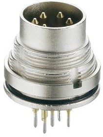 0317 06, Разъем: M16; гнездо; "папа"; THT; PIN: 6; 5А; 300В; IP68