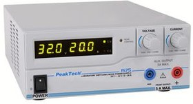 Laboratory power supply, 1 bis 32 VDC, outputs: 1 (20 A), 640 W, 200-240 VAC, P 1575