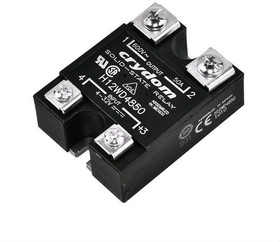 H16WD6075G, Solid State Relay - 4-32 VDC Control Voltage Range - 75 A Maximum Load Current - 48-690 VAC Operating Voltage Ran ...