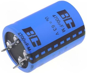 Фото 1/2 MAL205158472E3, Electrolytic Capacitor, Snap-In 4700uF 20% 63V