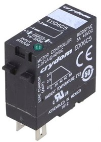 Фото 1/6 ED06C5, Solid State Relays - Industrial Mount Plug In 48VDC 5A 18-32VDC Control
