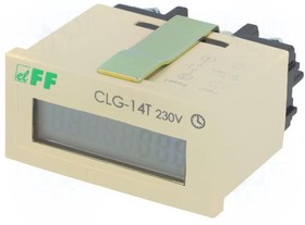CLG-14T/230, Счетчик: электронный, время работы, Дисплей: LCD, -10-40°C, IP20