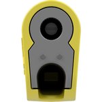 4 mm plug, screw connection, 2.5 mm², yellow, 64.1045-24