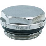 2,500 1800 01, Threaded coupling, with seal, material: nickel-plated brass