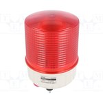 S125L-24-R, Сигнализатор: световой, непрерывный свет, мигающий свет, красный
