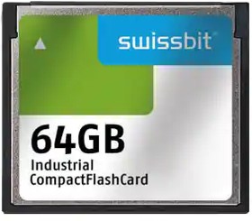 SFCF0256H1AF1TO- I-MS-527-STD, Memory Cards Industrial Compact Flash Card, C-500, 256 MB, SLC Flash, -40C to +85C