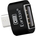 USB OTG Адаптер Earldom ET-OT03 MicroUSB (черный)