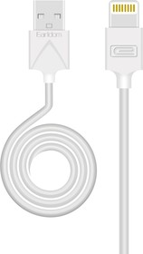 Фото 1/2 USB кабель Earldom EC-066I Lightning 8-pin, 2.4A, 1м, PVC (белый)