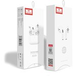 Наушники TWS Bluetooth Earldom TWS2 BT 5.0, вкладыши (белый)