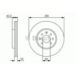 0986479S55, Диск тормозной передн OPEL ...