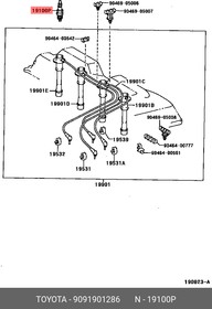 Свеча зажигания TOYOTA 90919-01286
