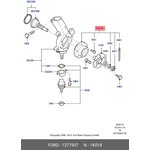 1377907, Подшипник ступицы FORD Transit (06-) передней OE