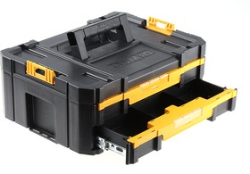 Фото 1/8 DWST1-70706, TStak Tool Storage 2 drawers Plastic Tool Box, 314.2 x 440 x 314.2mm