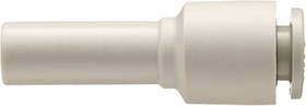 Фото 1/2 KQ2R02-04A, KQ2 Series Straight Tube-to-Tube Adaptor, Push In 2 mm to Push In 4 mm, Tube-to-Tube Connection Style