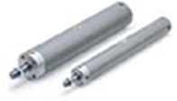 CDG1BN40-125Z, Pneumatic Piston Rod Cylinder - 40mm Bore, 125mm Stroke, CDG1 Series, Double Acting