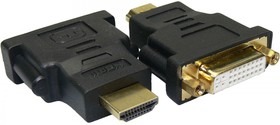 Коннекторы и аксессуары ACD Адаптер ACD-DAHIF-01B |ACD-DAHIF-01B| HDMI-DVI, Golden Plated, 19m/25f, Черный (742583) {400}