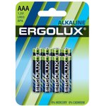 Батарейка Ergolux Alkaline 8шт/бл (LR03 BP8, 1.5В) (14814)