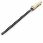 Круглый напильник 250 мм, №2, деревянная ручка 40-1-623