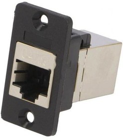 Фото 1/2 CP30620S, Адаптер в линию, RJ45, RJ45, Переходник, Встраиваемый в Линию, Slim FeedThrough, Гнездо