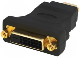 AH0002, Адаптер, DVI-D (24+1) гнездо,вилка HDMI, Цвет: черный, LOGILINK | купить в розницу и оптом